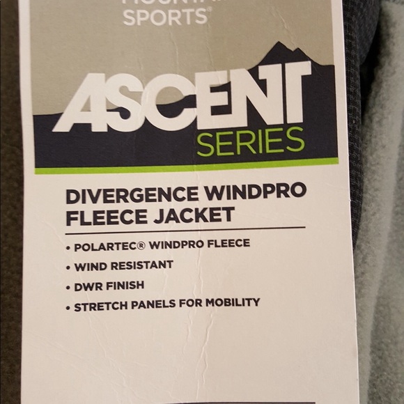 Eastern Mountain Sports- Grey Windpro Fleece Jacket women’s size small - Picture 6 of 9